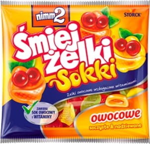 Nimm 2 Śmiejżelki Sokki - Żelki owocowe wzbogacone witaminami - 90 g