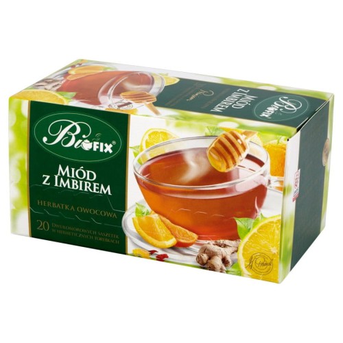 Bifix - Premium Herbatka owocowa Miód z imbirem - 40 g (20 torebek)