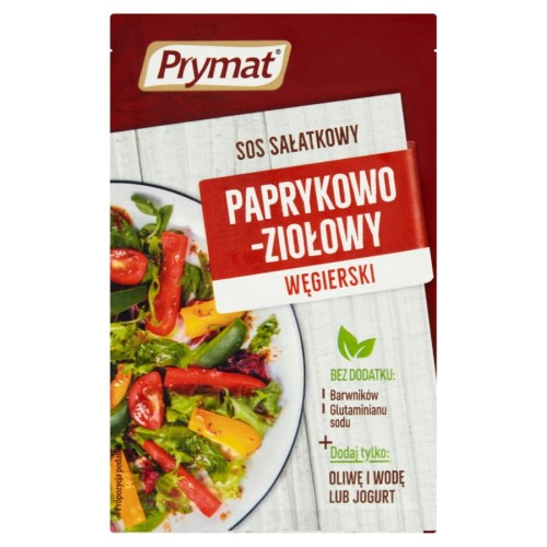 Prymat Sos sałatkowy paprykowo-ziołowy węgierski - 9 g