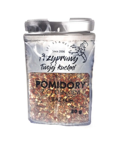 Orzeszek - Pomidory z czosnkiem i bazylią - 30 g