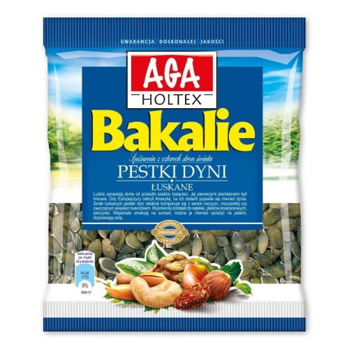 Aga-Holtex - Pestki dyni łuskane - 80 g