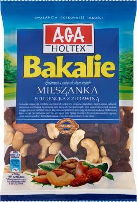 Aga-Holtex - Mieszanka studencka z żurawiną - 150 g