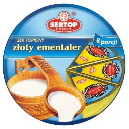 Sertop - Ser topiony Złoty Ementaler - 140 g (8 x 17.5 g)