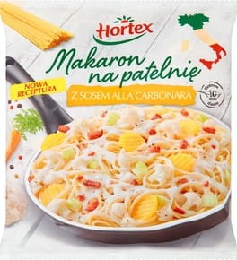 Hortex - Makaron na patelnię z sosem alla carbonara - 450 g