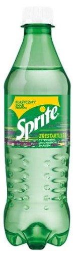Sprite - Napój gazowany o smaku cytrynowo-limonkowym - 500 ml
