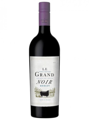 Le Grand Noir - Wino Cabernet Syrah czerwone wytrawne - 750 ml