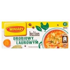 Winiary - Bulion drobiowy z zielem angielskim i liściem laurowym - 120 g (12 sztuk)