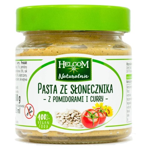 Helcom - Pasta ze słonecznika z pomidorami i curry - 180 g
