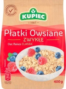 Kupiec - Płatki owsiane zwykłe - 400 g