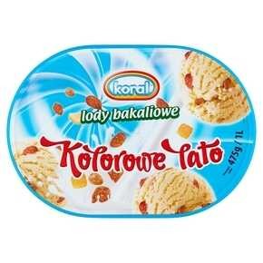 Koral Kolorowe Lato Lody bakaliowe - 1 l