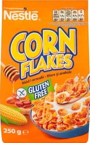 Nestle Corn Flakes Płatki bezglutenowe Miód i Orzeszki - 250 g