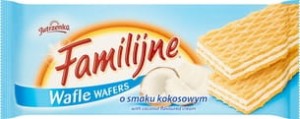 Jutrzenka - Familijne Wafle o smaku kokosowym - 180 g